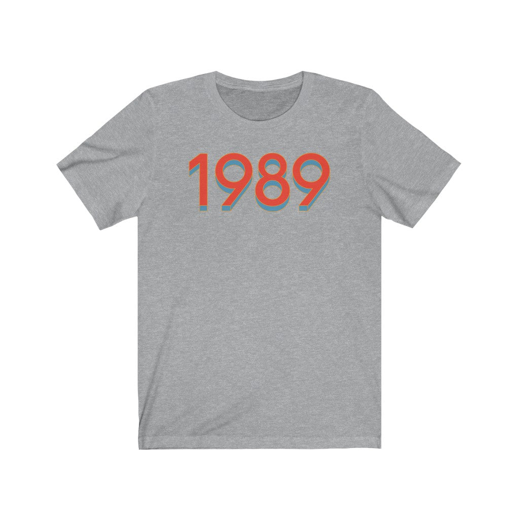 1989 'Red/Blue' Tee - TalkPeng