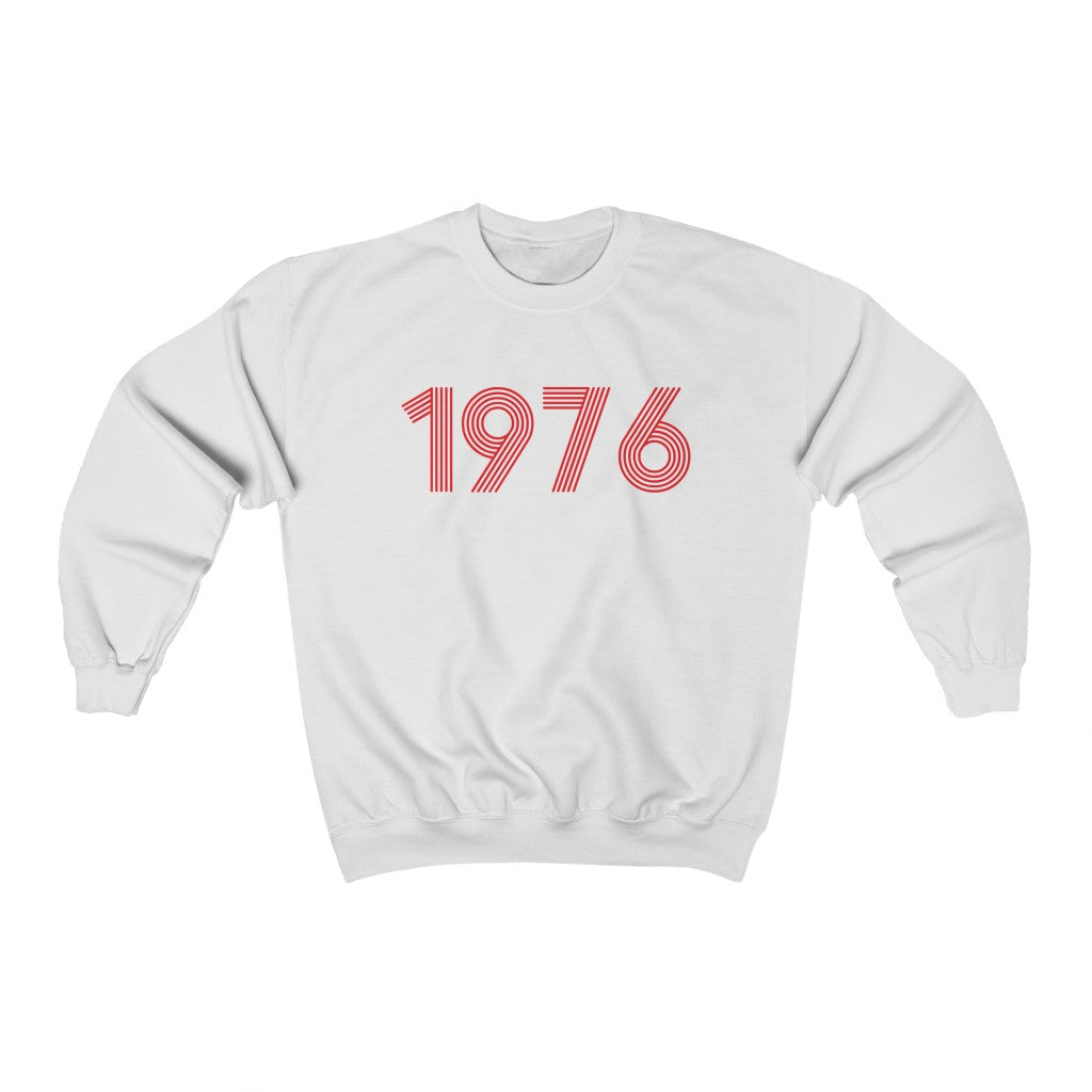1976 Retro Red Unisex Sweater - TalkPeng