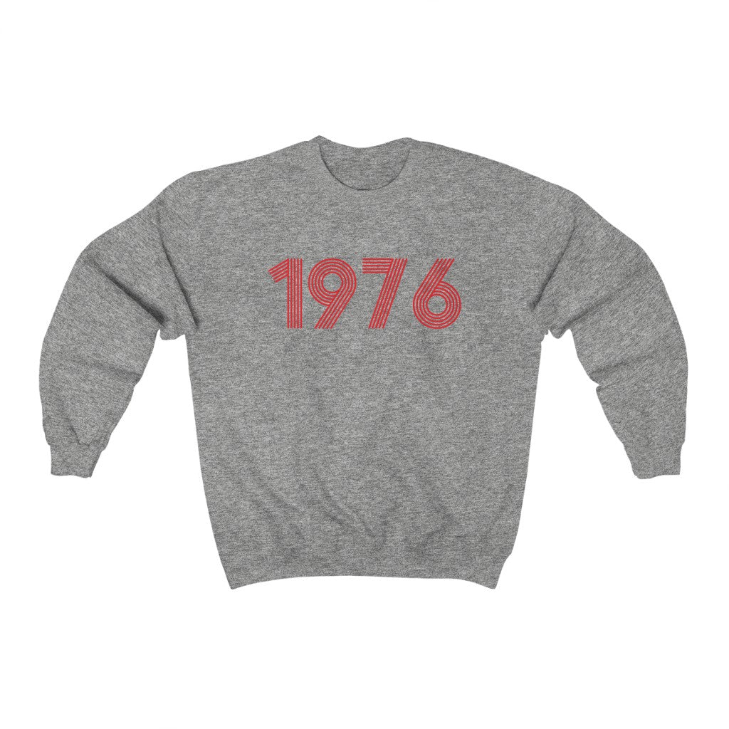1976 Retro Red Unisex Sweater - TalkPeng