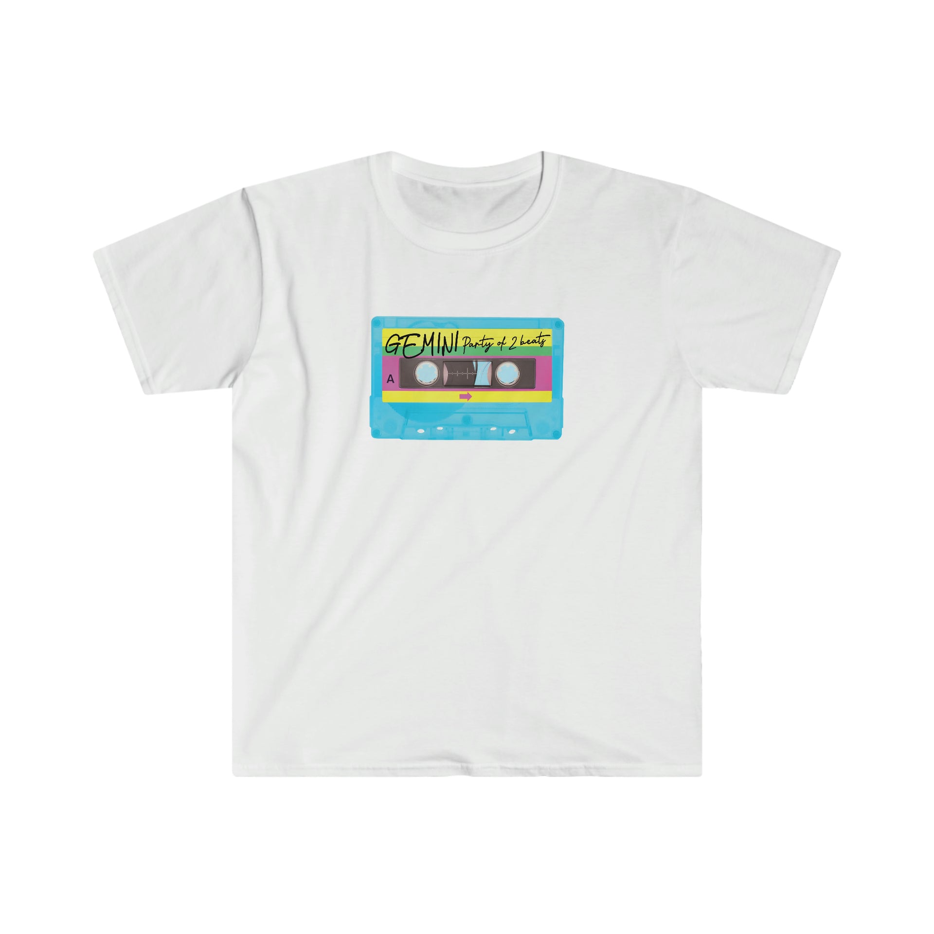 Gemini Party of 2 Softstyle Tee - TalkPeng