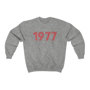 1977 Retro Red Unisex Sweater - TalkPeng