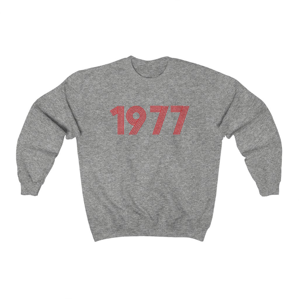 1977 Retro Red Unisex Sweater - TalkPeng