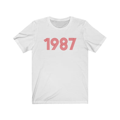1987 Retro Red Tee - TalkPeng