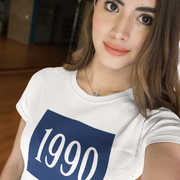 1990 'Feeling Blue' Women's Tee - TalkPeng