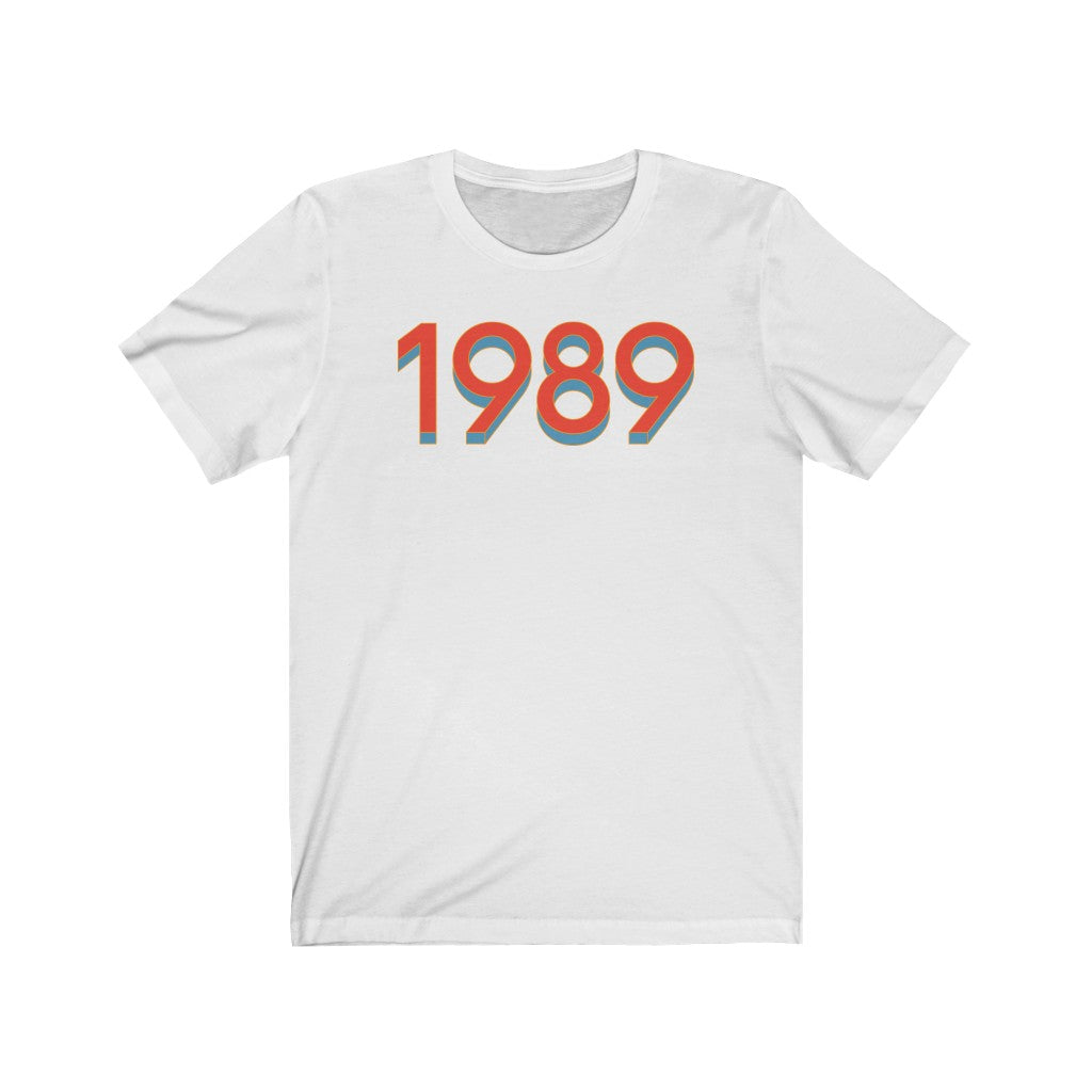 1989 'Red/Blue' Tee - TalkPeng