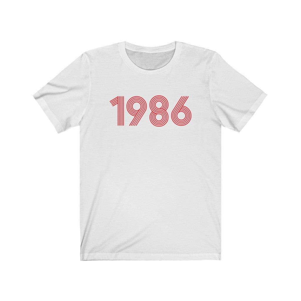 1986 Retro Red Tee - TalkPeng