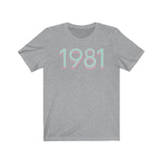 1981 'Mint/Pink' Tee - TalkPeng