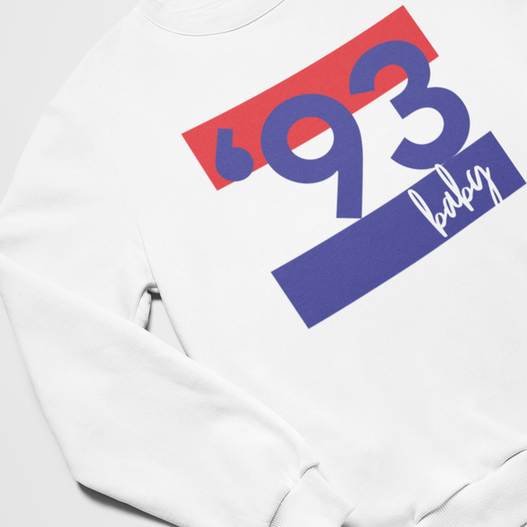'93 Baby' Unisex Sweater - TalkPeng