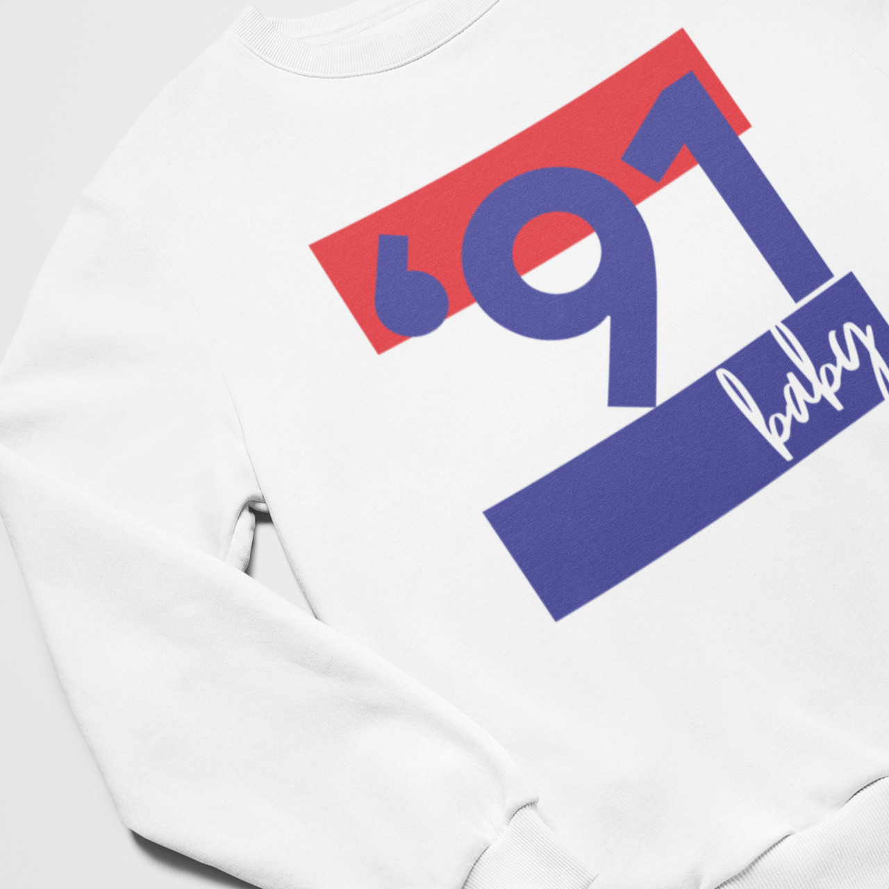 '91 Baby' Unisex Sweater - TalkPeng