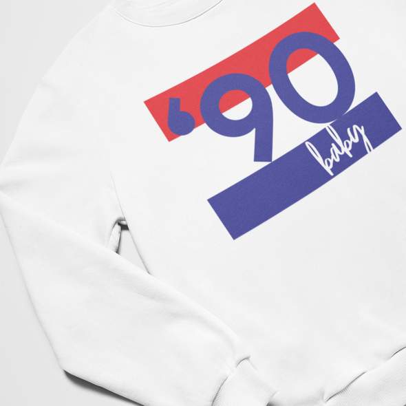 '90 Baby' Unisex Sweater - TalkPeng