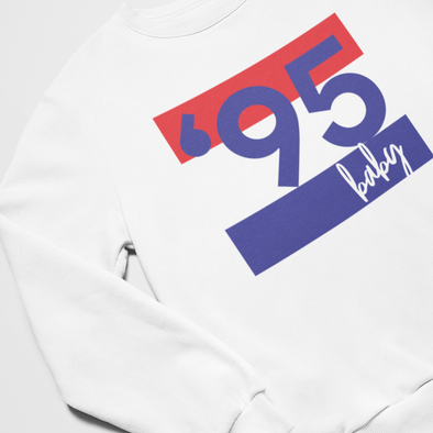 '95 Baby' Unisex Sweater - TalkPeng