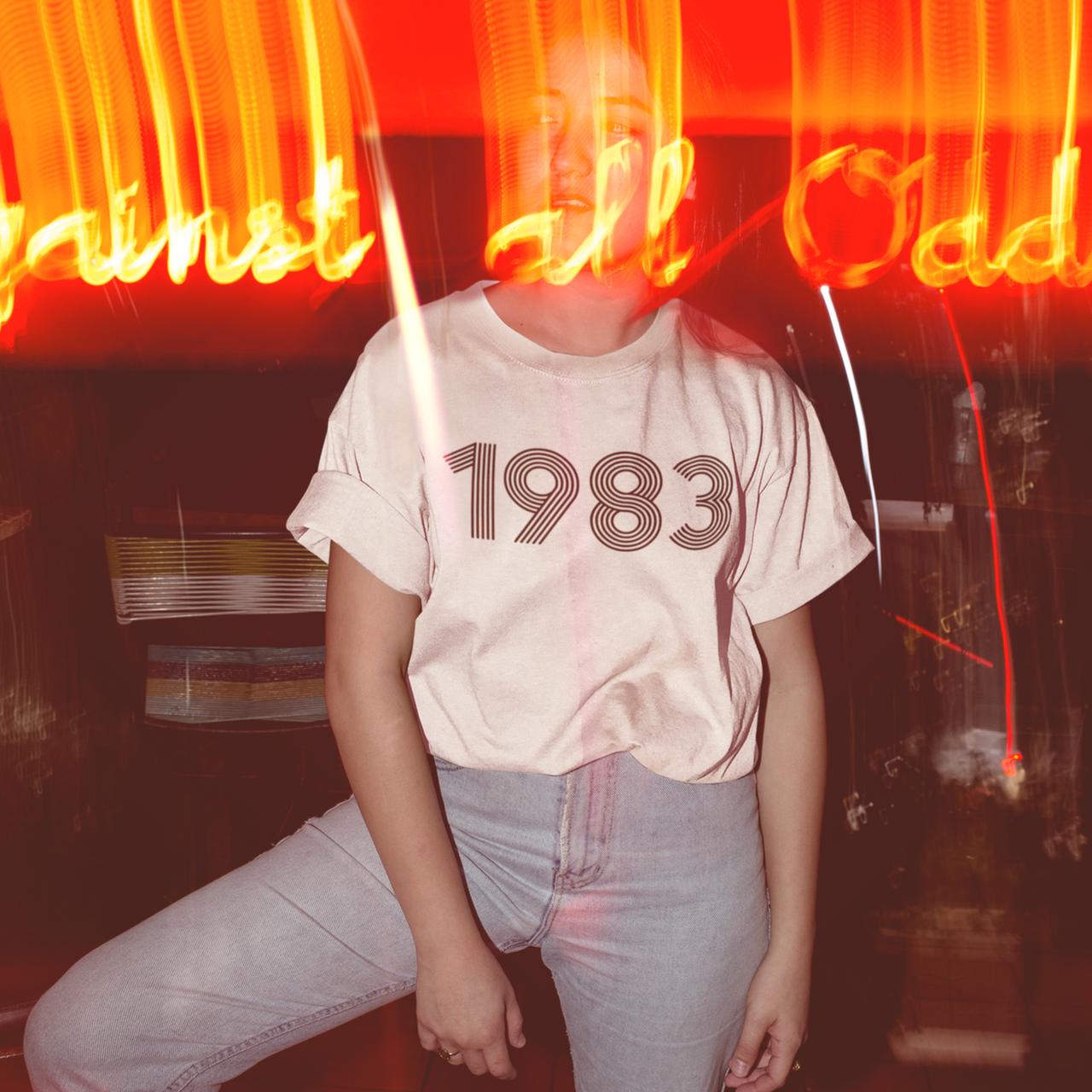 1983 Retro Black Tee - TalkPeng