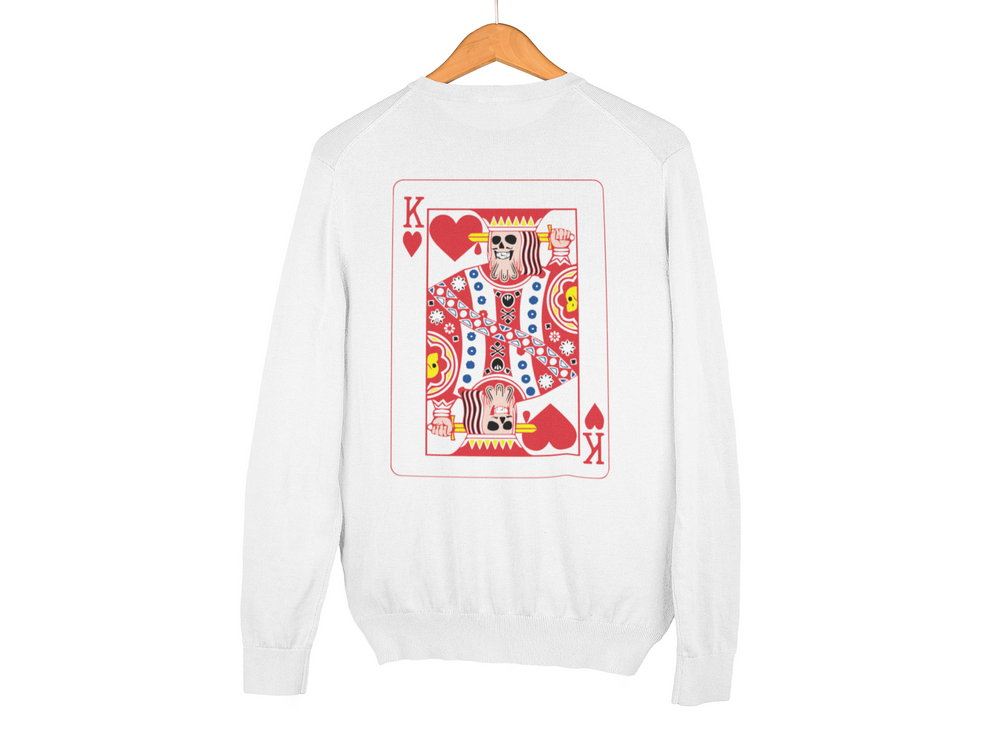 King of Hearts Unisex Sweater - TalkPeng