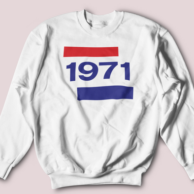 1971 'Going Dutch' UNISEX Sweater - TalkPeng