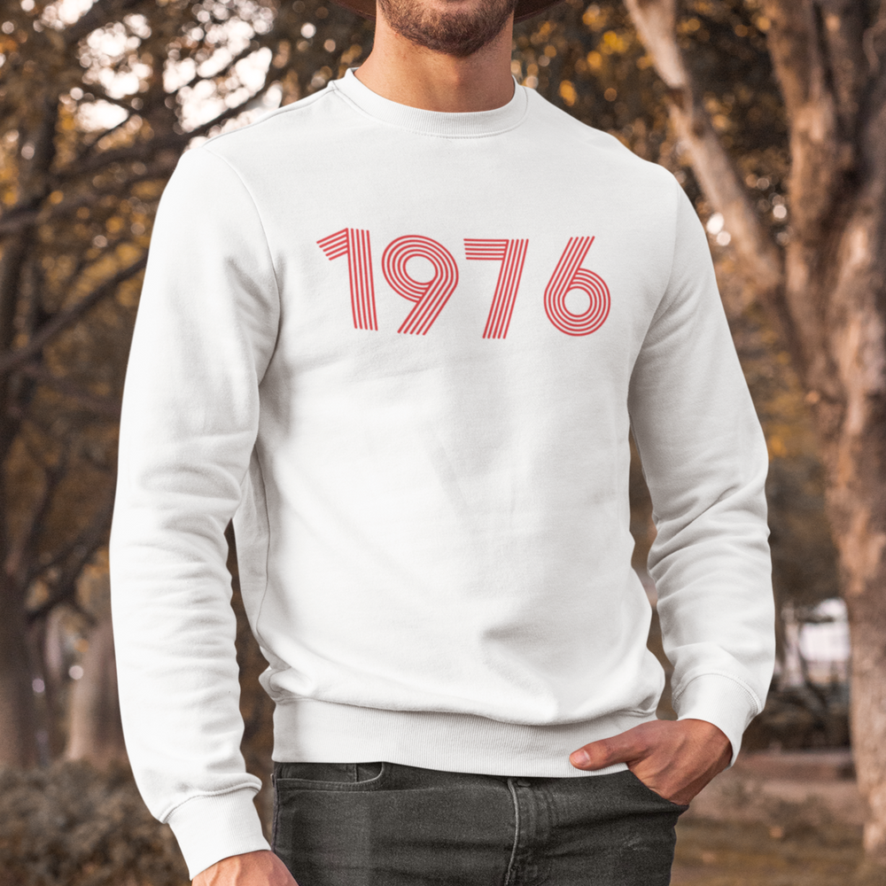 1976 Retro Red Unisex Sweater - TalkPeng