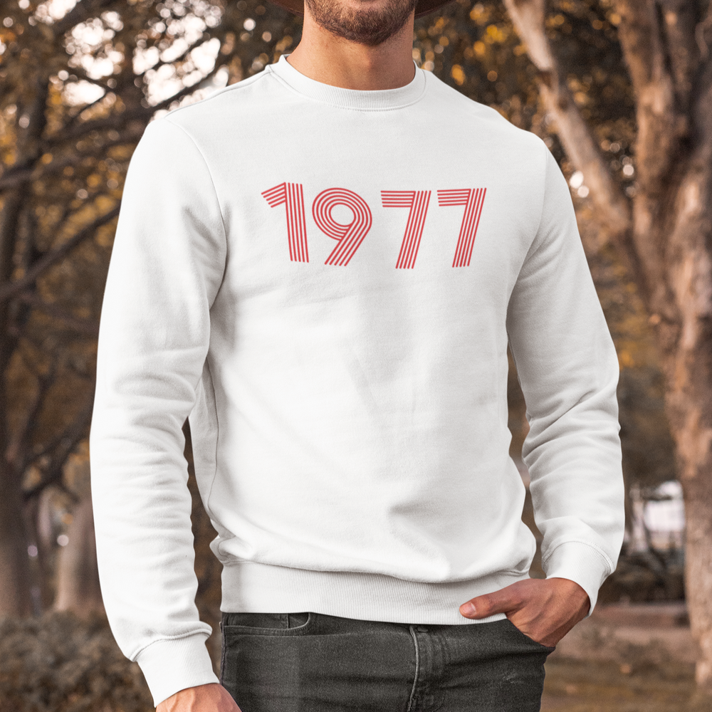 1977 Retro Red Unisex Sweater - TalkPeng