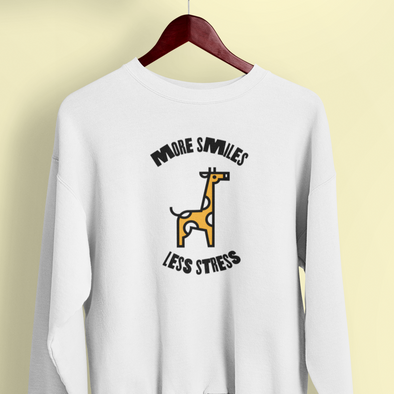 More smiles, less stress Sweater - TalkPeng