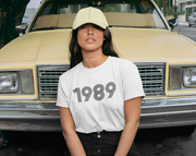 1989 Retro Black Tee - TalkPeng