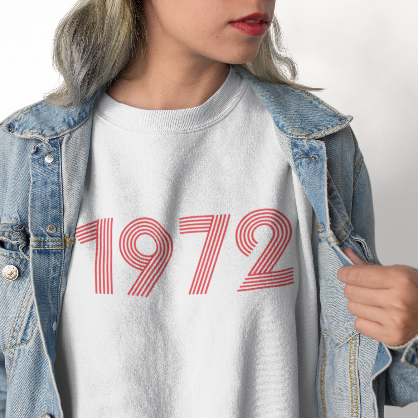 1972 Retro Red Unisex Sweater - TalkPeng