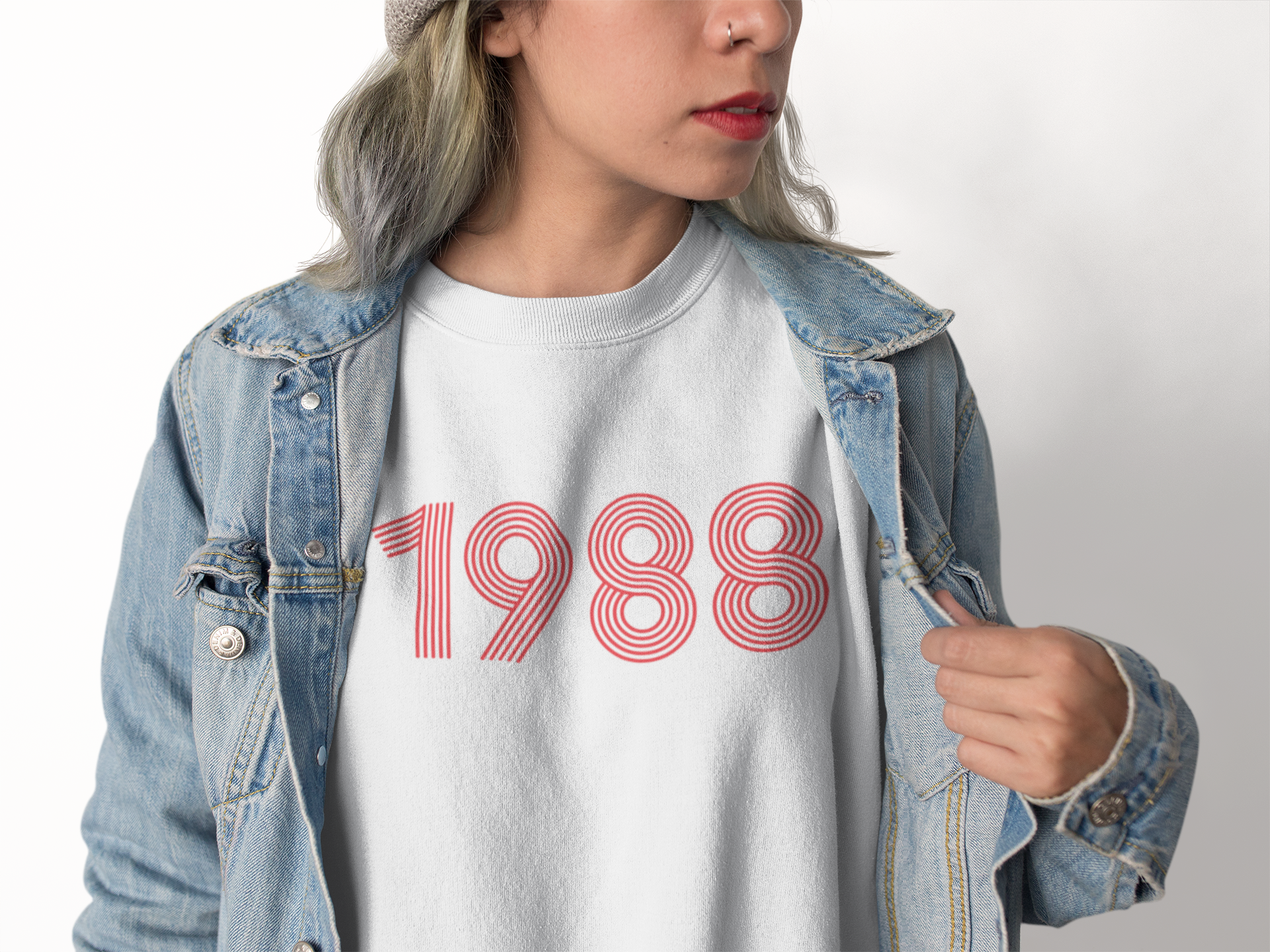 1988 Retro Red Unisex Sweater - TalkPeng