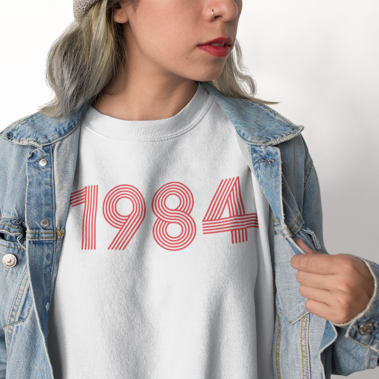 1984 Retro Red Unisex Sweater - TalkPeng