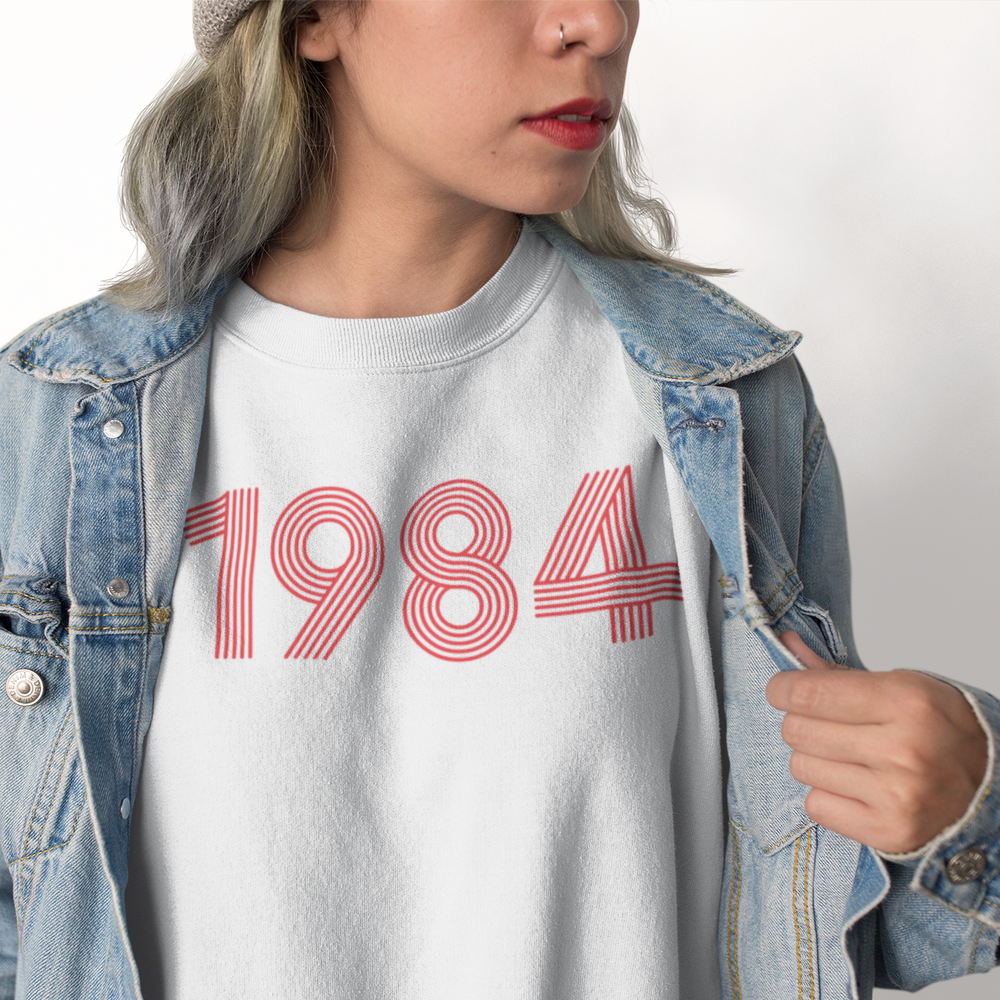 1984 Retro Red Unisex Sweater - TalkPeng