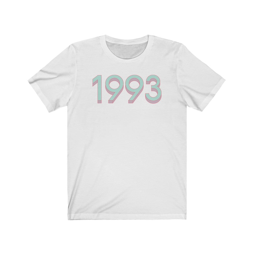 1993 'Mint/Pink' Tee - TalkPeng