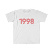 1998 Retro Red Softstyle Tee - TalkPeng