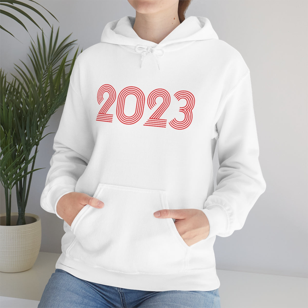 2023 Retro Red Hoodie - TalkPeng