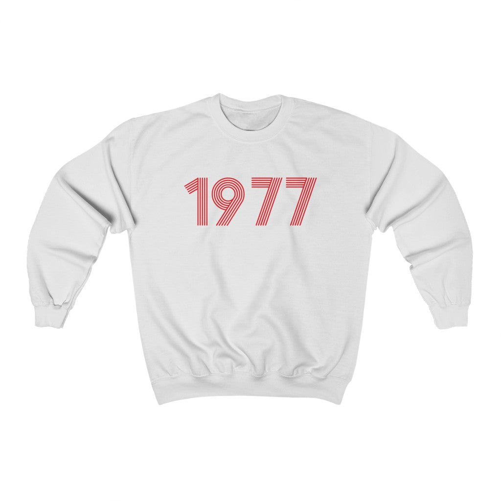 1977 Retro Red Unisex Sweater - TalkPeng