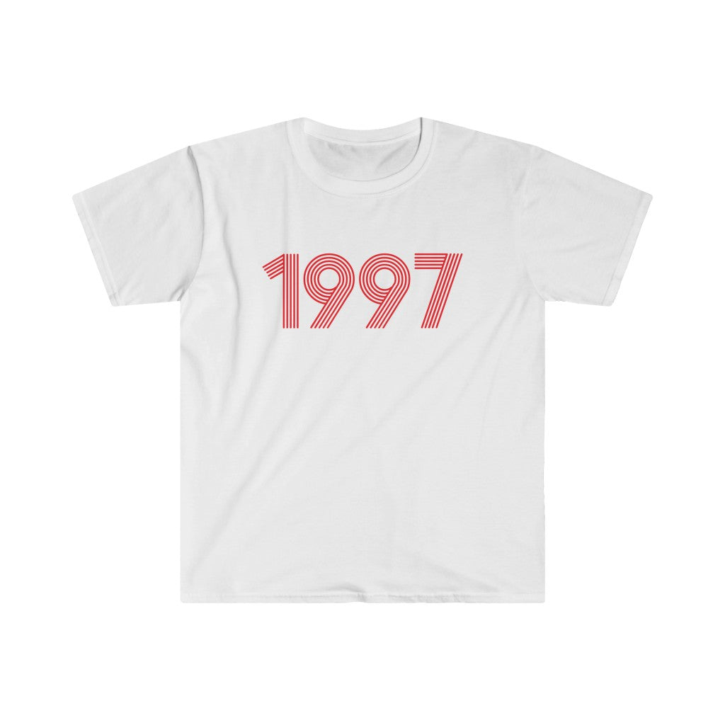 1997 Retro Red Softstyle Tee - TalkPeng