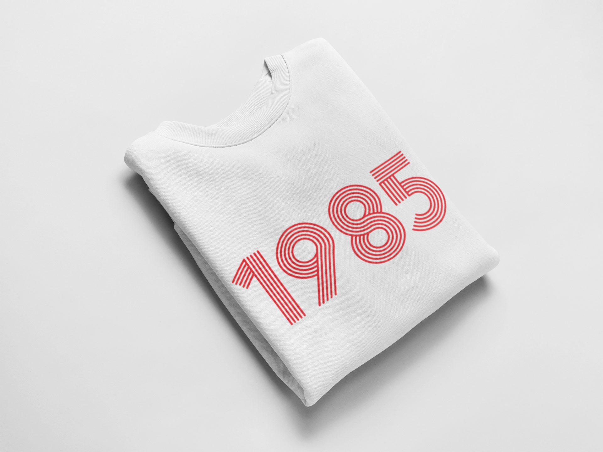 1985 Retro Red Unisex Sweater - TalkPeng