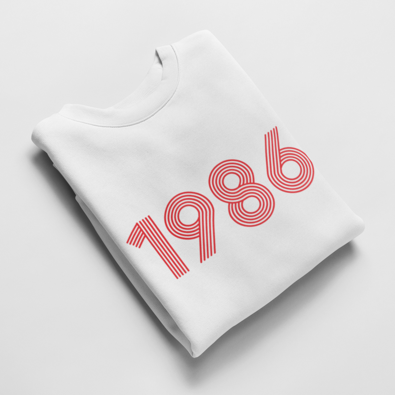 1986 Retro Red Unisex Sweater - TalkPeng