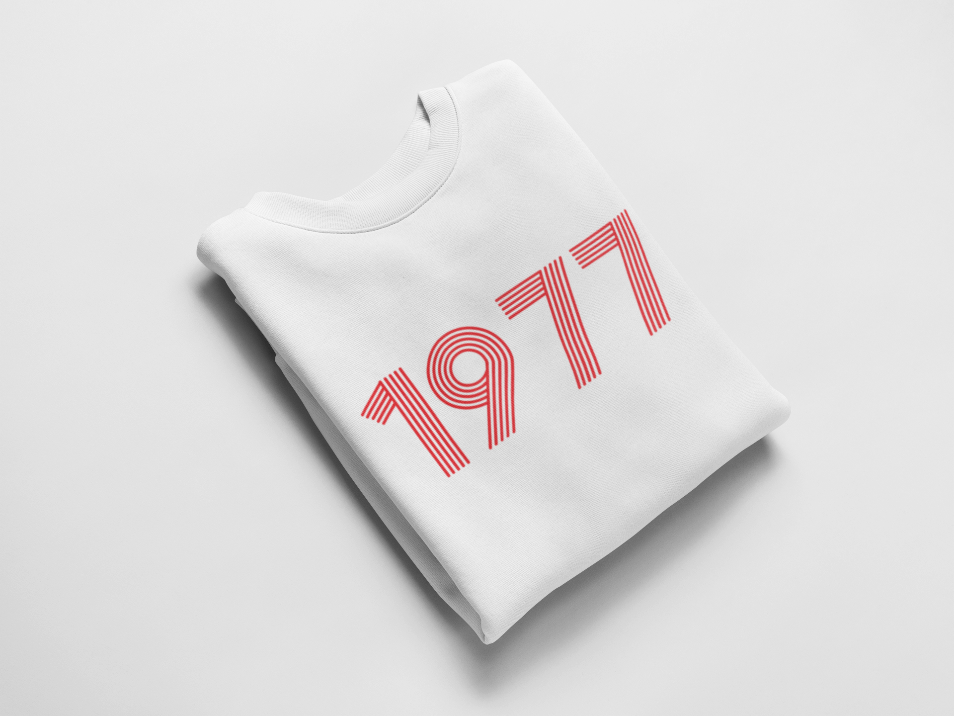 1977 Retro Red Unisex Sweater - TalkPeng