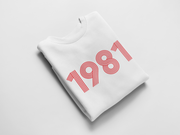 1981 Retro Red Unisex Sweater - TalkPeng