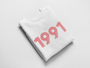 1991 Retro Red Unisex Sweater - TalkPeng