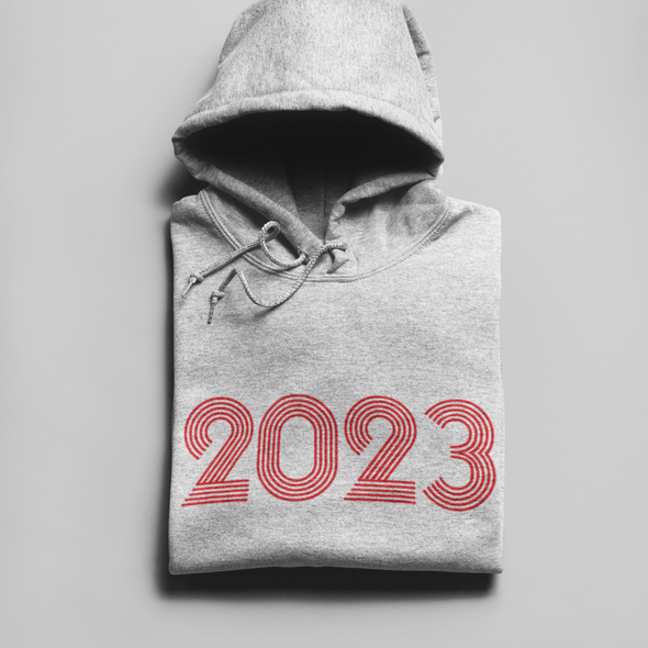 2023 Retro Red Hoodie - TalkPeng