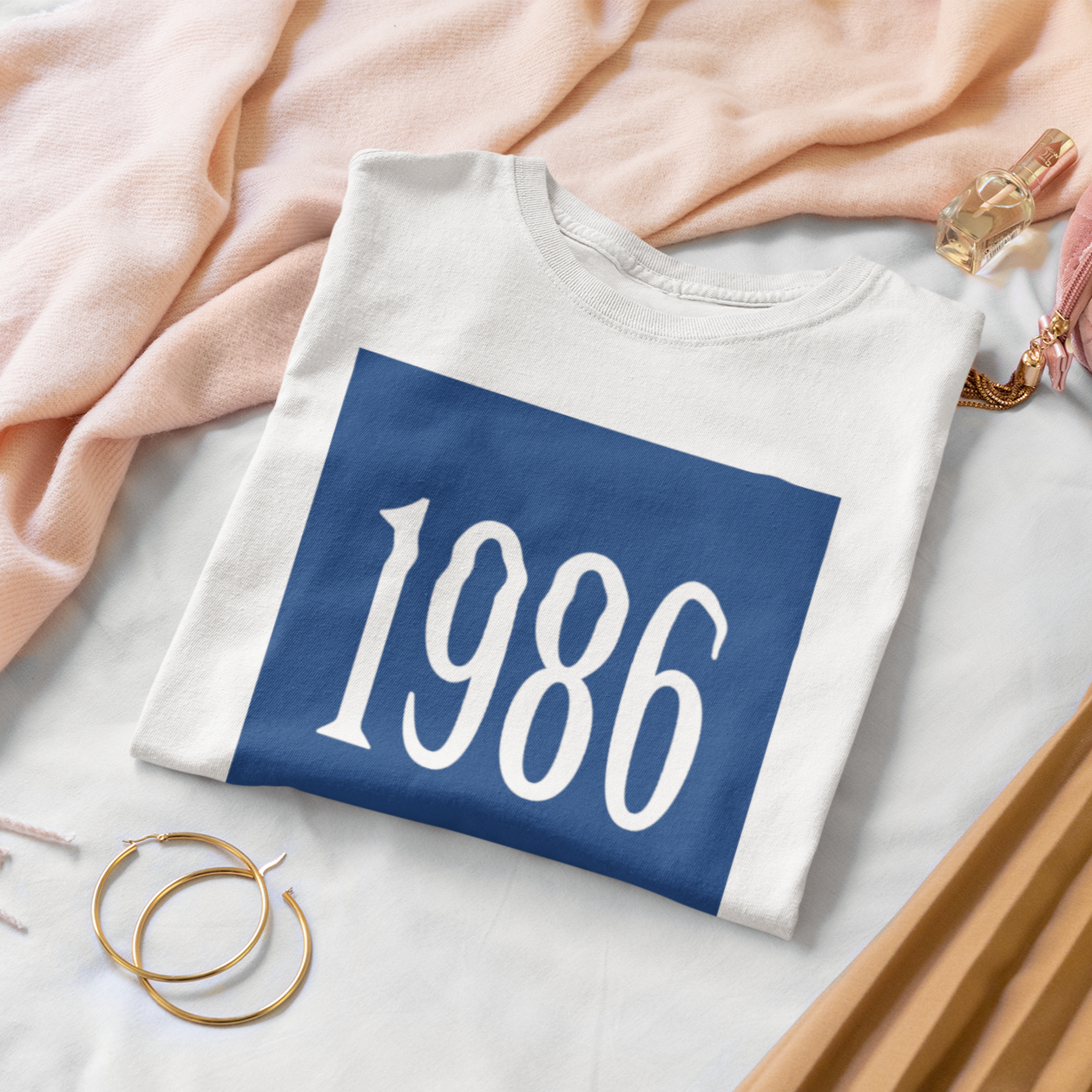 1986 'Feeling Blue' Women's Tee - TalkPeng