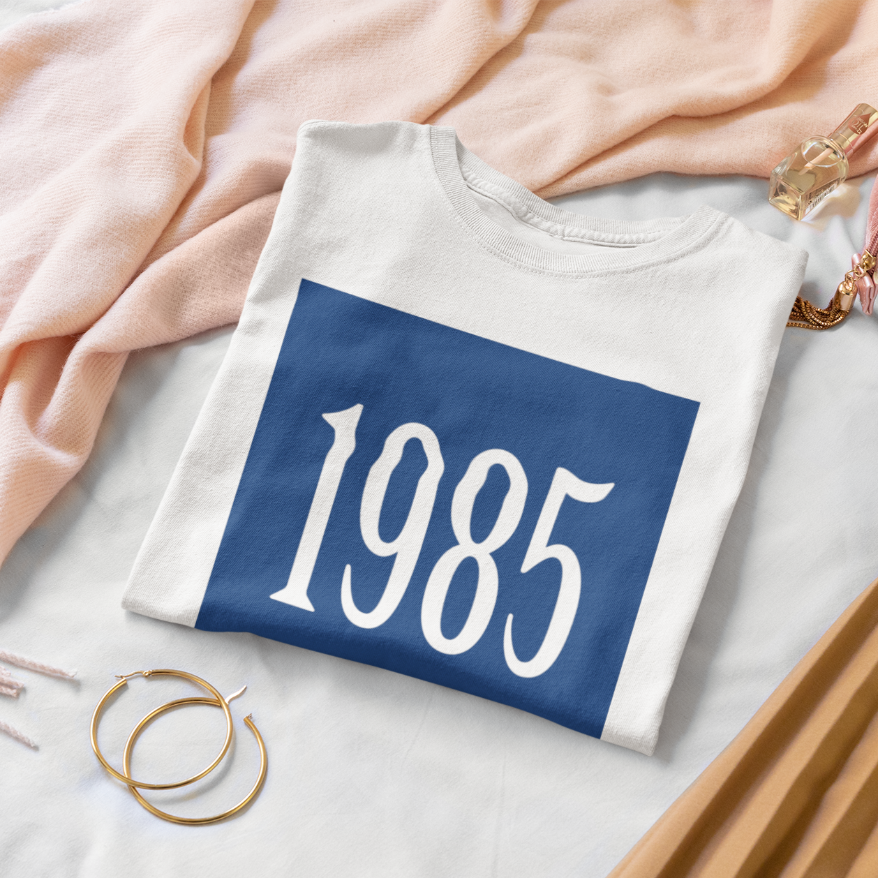 1985 'Feeling Blue' Women's Tee - TalkPeng