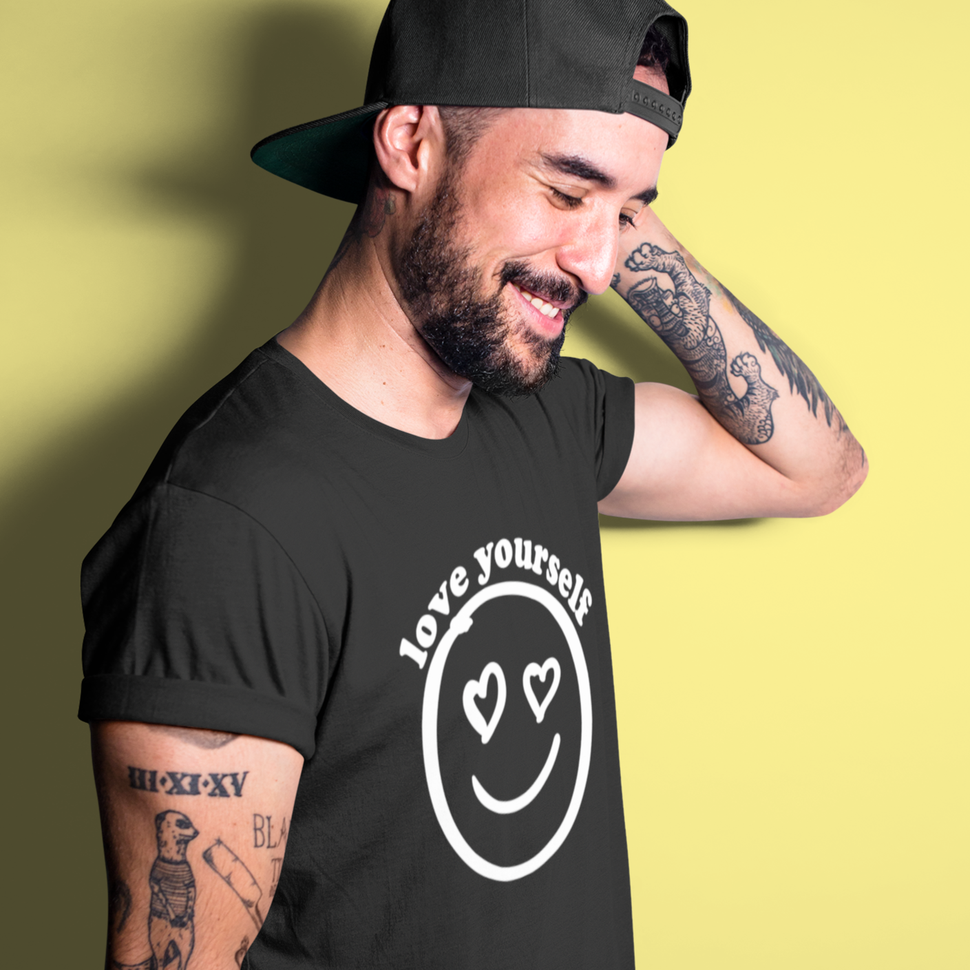 Love Yourself B&W Tees - TalkPeng