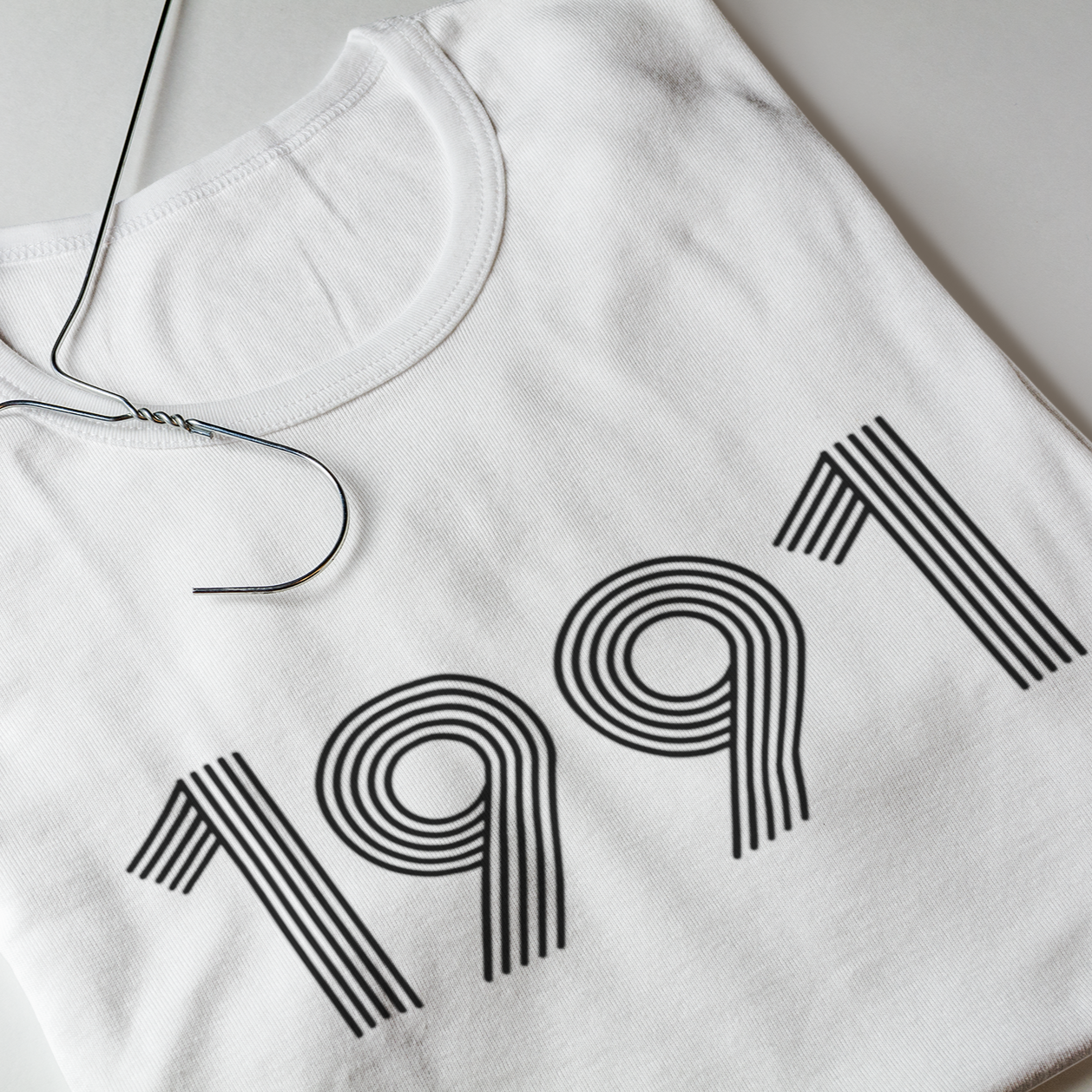 1991 Retro Black Tee - TalkPeng