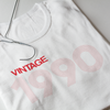 Vintage '90 Retro Red Tee - TalkPeng