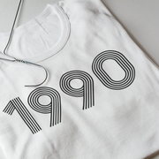 1990 Retro Black Tee - TalkPeng