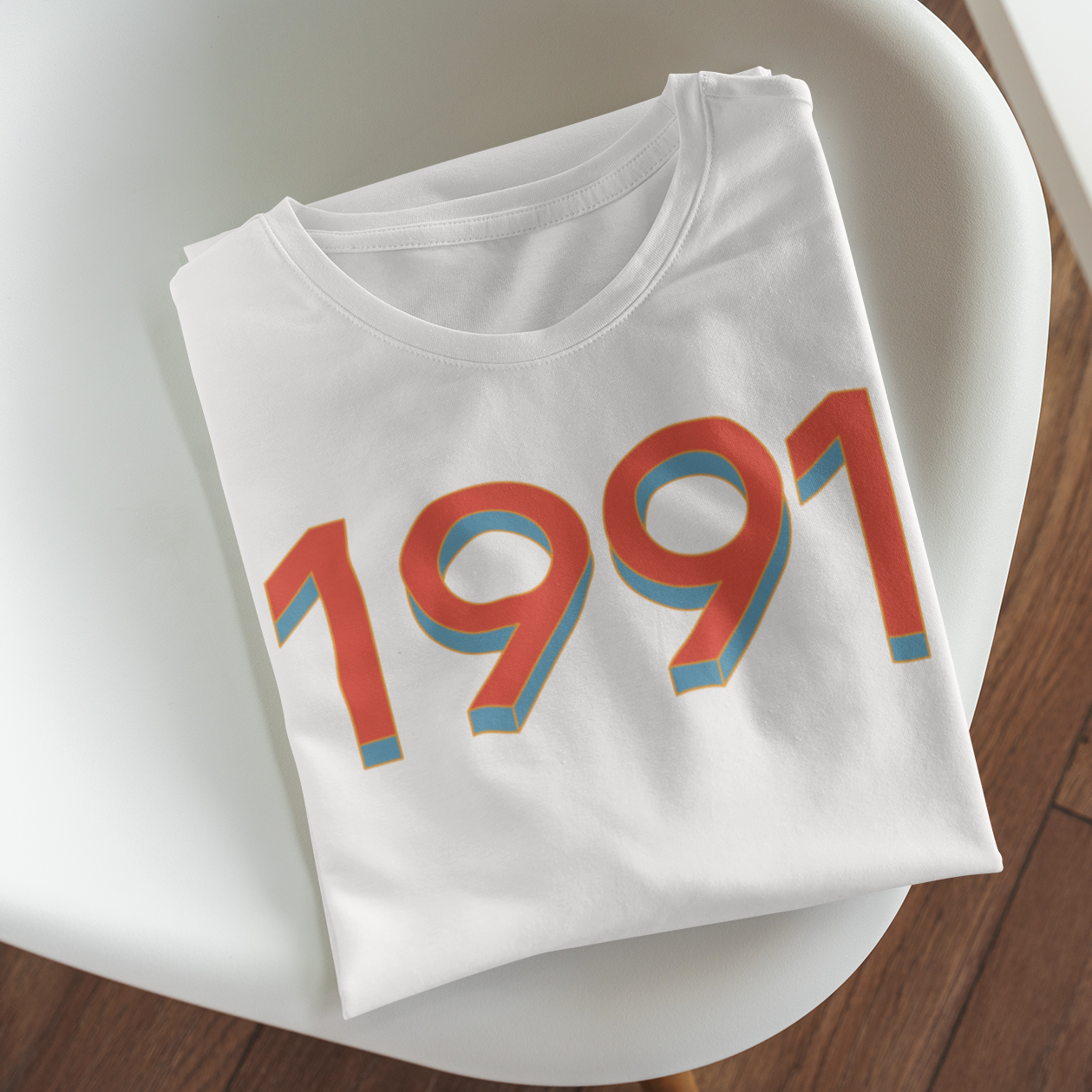 1991 'Red/Blue' Tee - TalkPeng
