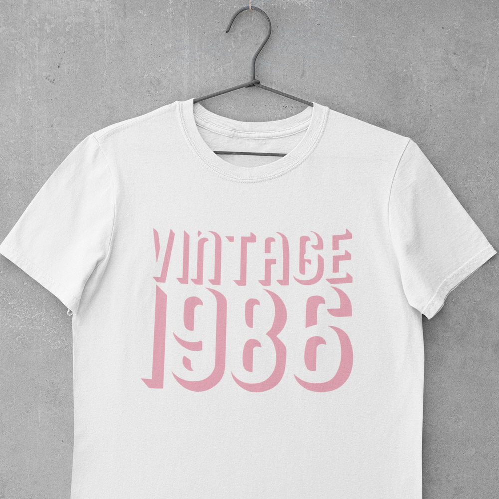 Vintage '86 Candy Pink Tee - TalkPeng