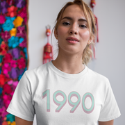 1990 'Mint/Pink' Tee - TalkPeng