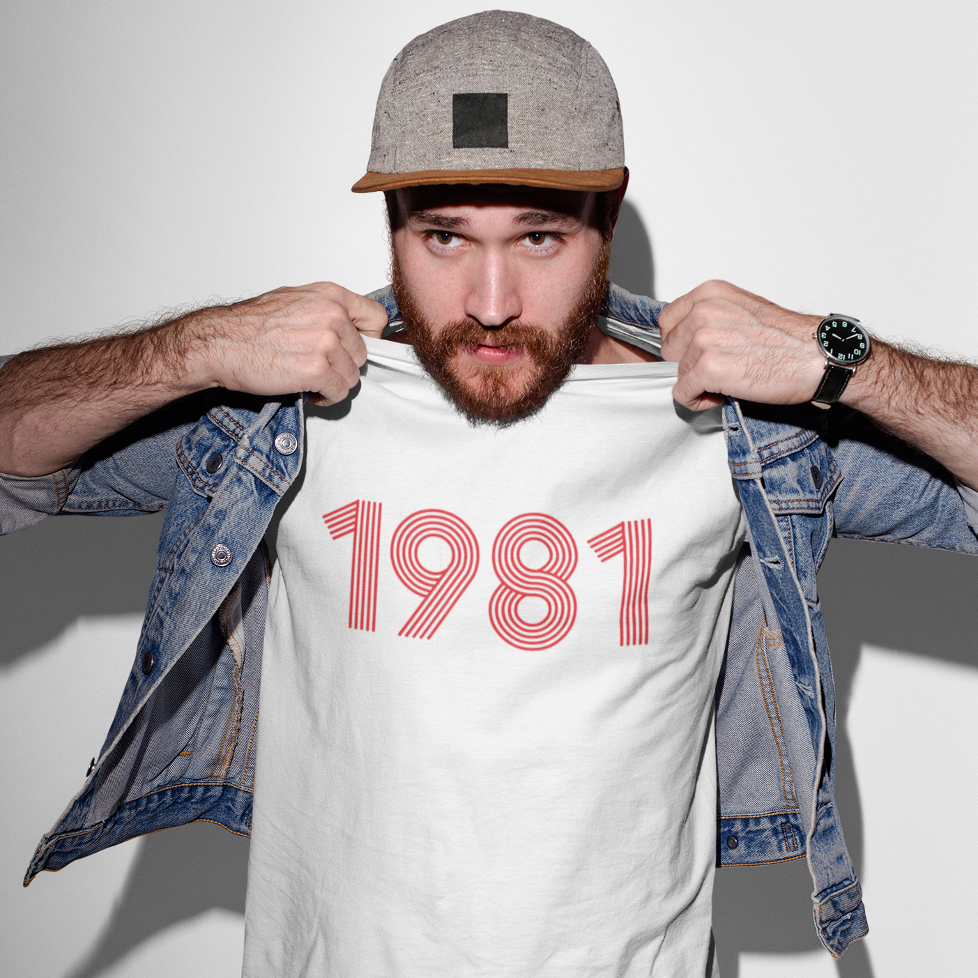 1981 Retro Red Tee - TalkPeng