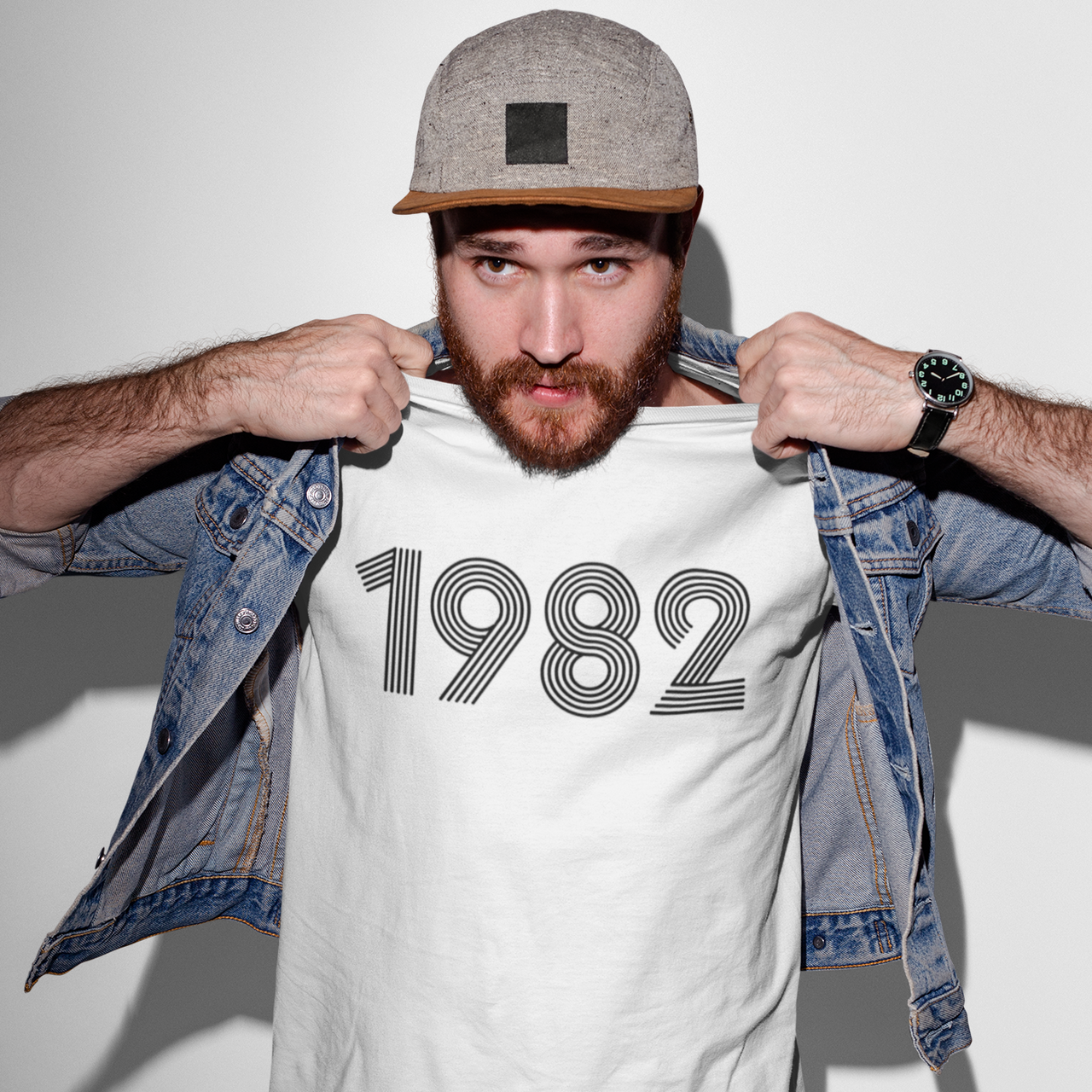 1982 Retro Black Tee - TalkPeng