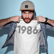 1986 Retro Black Tee - TalkPeng