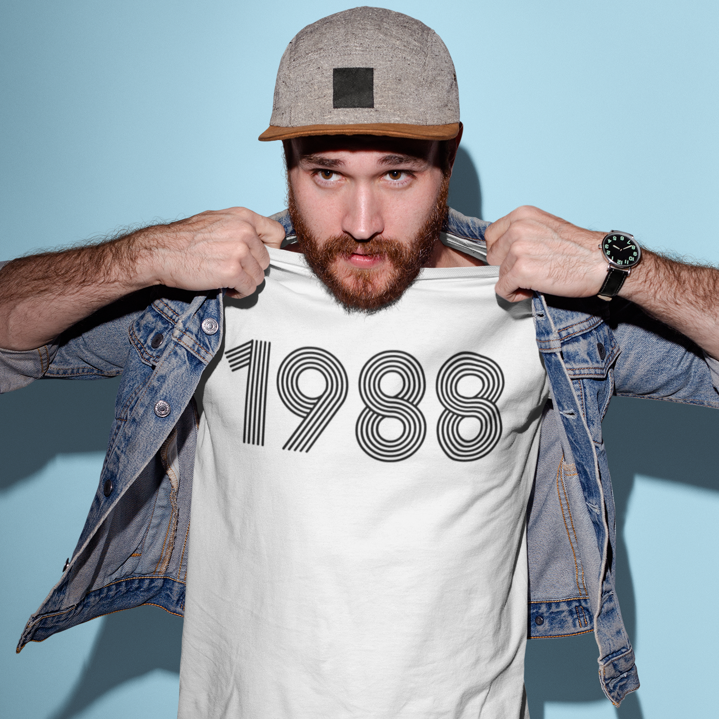 1988 Retro Black Tee - TalkPeng